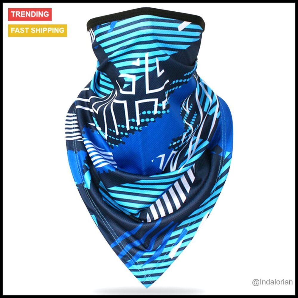 Quick-Dry UV Protection Balaclava Face Scarf Multi-Way Wear Stretchy Sporty